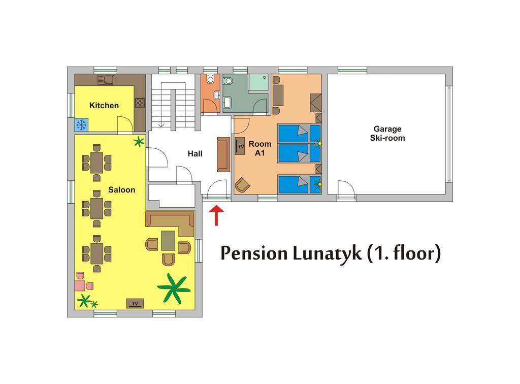 Pension Lunatyk Liptovsky Mikulas Exterior foto